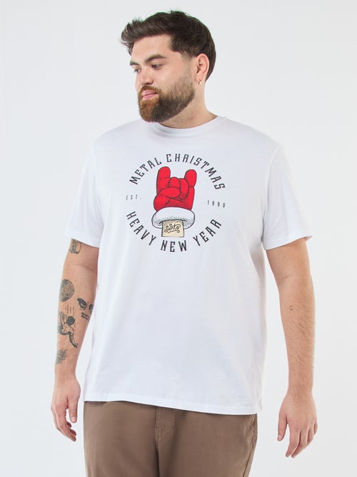 Camiseta estampada navideña 'Produkt' - Kiabi