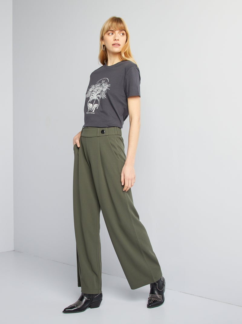 Camiseta estampada NEGRO - Kiabi