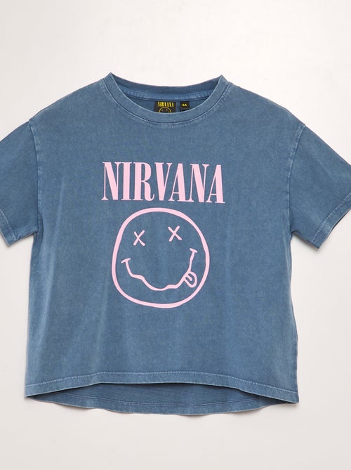 Camiseta estampada 'Nirvana' - Kiabi