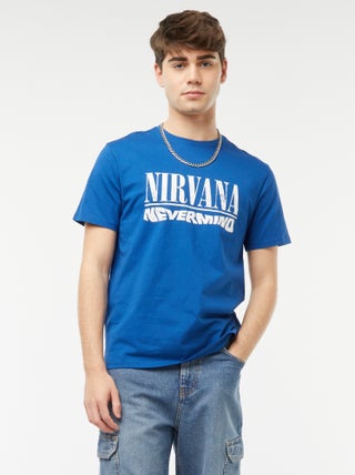 Camiseta estampada 'Nirvana'