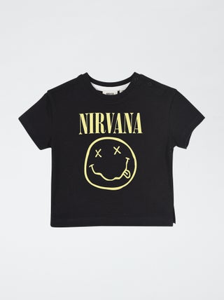 Camiseta estampada 'Nirvana'