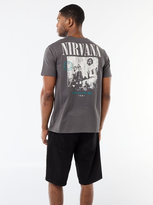 Camiseta estampada 'Nirvana' - Kiabi