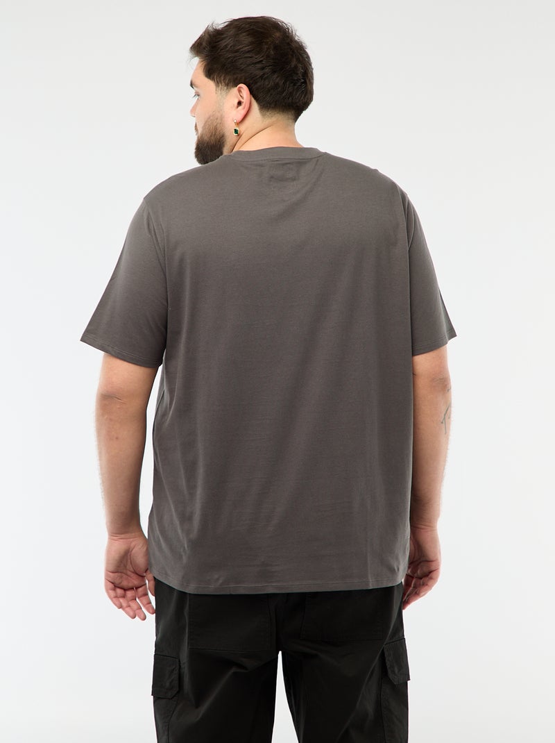 Camiseta estampada 'Nirvana' Gris - Kiabi