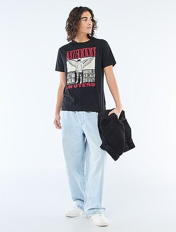 Camiseta estampada 'Nirvana'