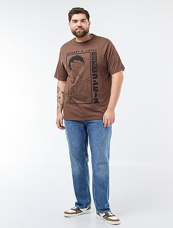 Camiseta estampada 'One Piece' de algodón