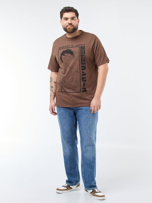 Camiseta estampada 'One Piece' de algodón - Kiabi