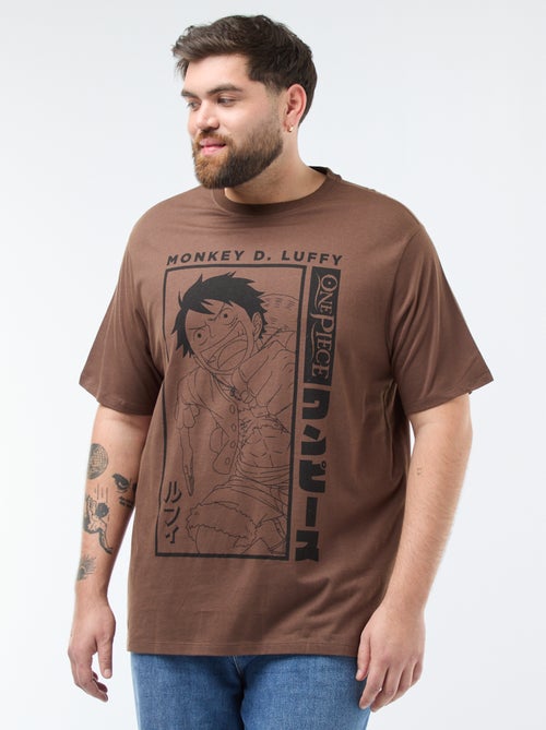 Camiseta estampada 'One Piece' de algodón - Kiabi