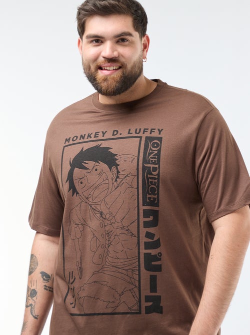 Camiseta estampada 'One Piece' de algodón - Kiabi