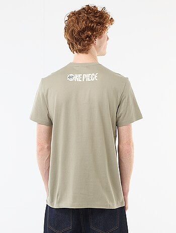 Camiseta estampada 'One Piece' de algodón