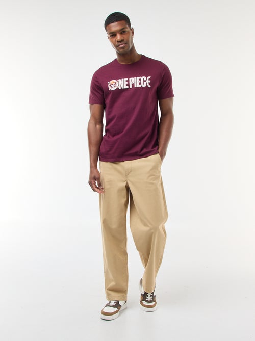 Camiseta estampada 'One Piece' de manga corta - Kiabi