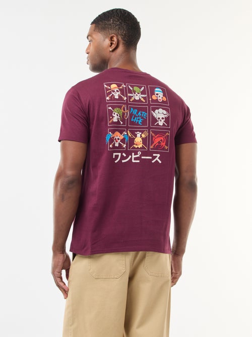 Camiseta estampada 'One Piece' de manga corta - Kiabi