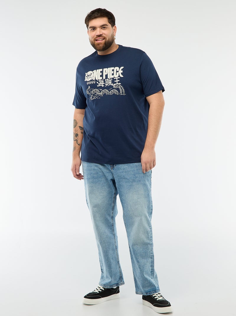 Camiseta estampada 'One Piece' Negro - Kiabi