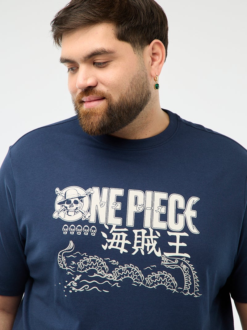 Camiseta estampada 'One Piece' Negro - Kiabi