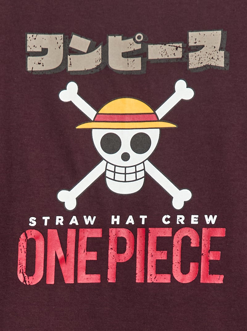 Camiseta estampada 'One Piece' Purpura - Kiabi