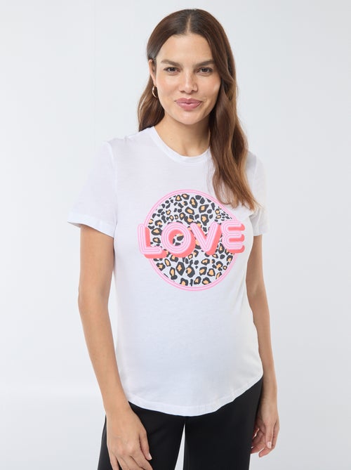 Camiseta estampada 'Only maternity' - Kiabi