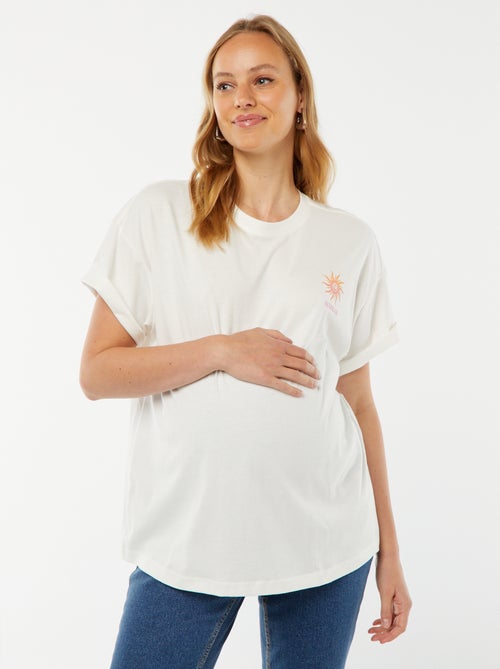 Camiseta estampada 'Only Maternity' - Kiabi
