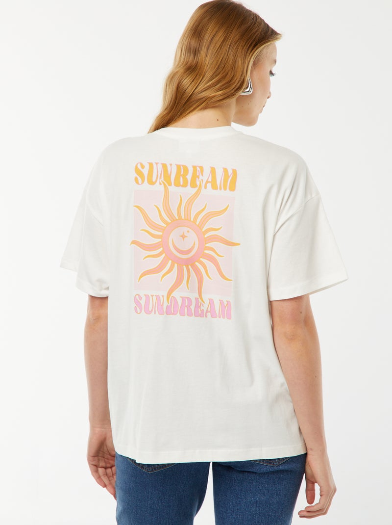 Camiseta estampada 'Only Maternity' BLANCO - Kiabi