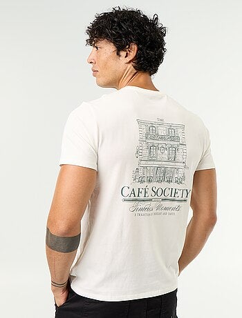 Camiseta estampada original de manga corta