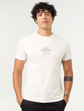 Camiseta estampada original de manga corta