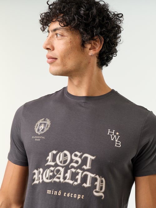 Camiseta estampada original de manga corta - Kiabi
