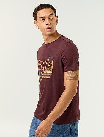 Camiseta estampada original de manga corta