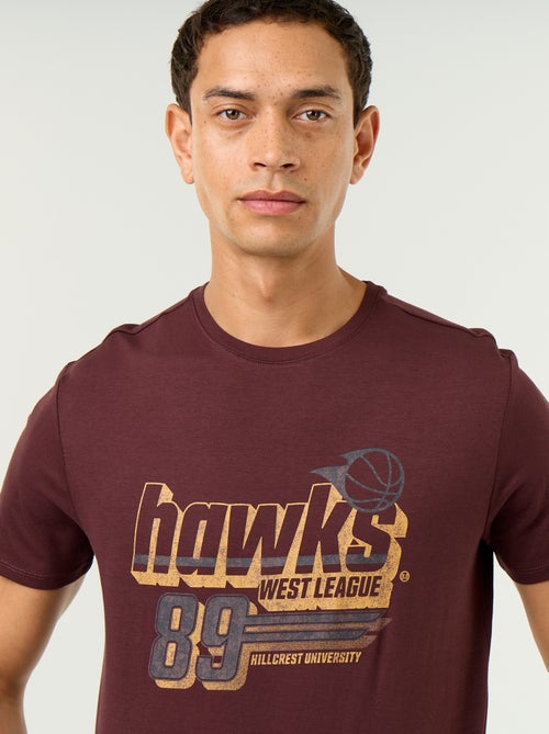 Camiseta estampada original de manga corta - Kiabi Camiseta estampada original de manga corta - Kiabi