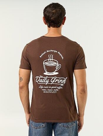 Camiseta estampada original de manga corta