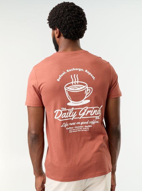 Camiseta estampada original de manga corta - Kiabi