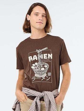 Camiseta estampada original de manga corta