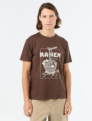 Camiseta estampada original de manga corta