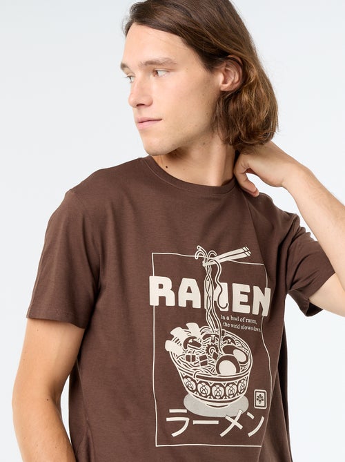 Camiseta estampada original de manga corta - Kiabi