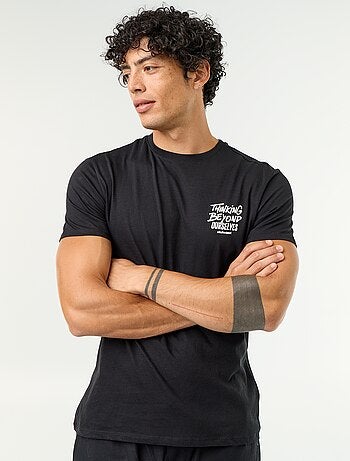Camiseta estampada original de manga corta
