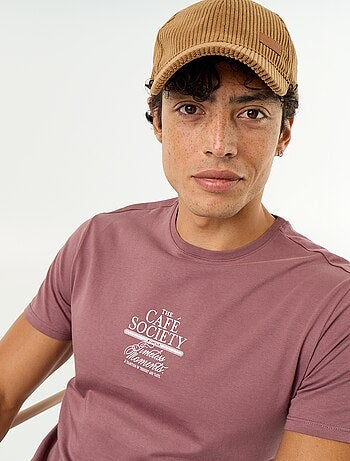 Camiseta estampada original de manga corta