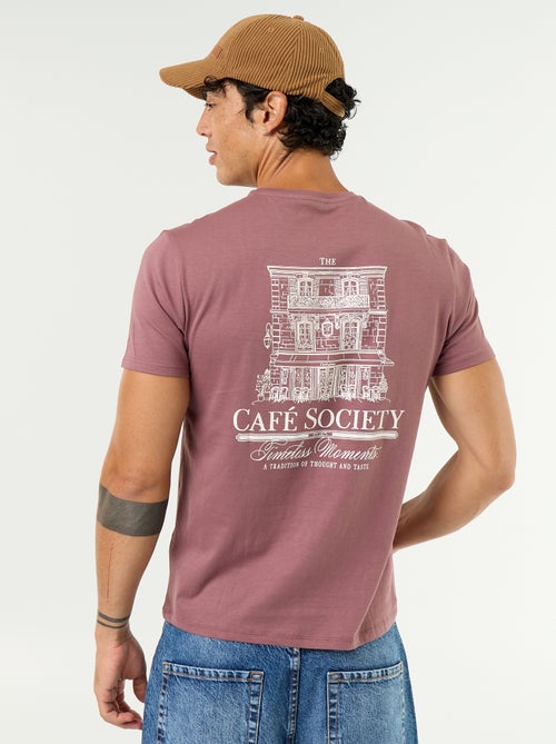 Camiseta estampada original de manga corta - Kiabi Camiseta estampada original de manga corta - Kiabi