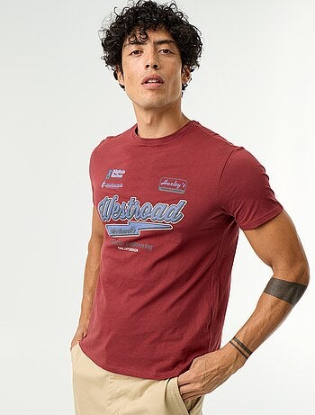 Camiseta estampada original de manga corta