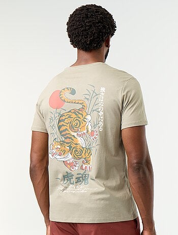 Camiseta estampada original de manga corta