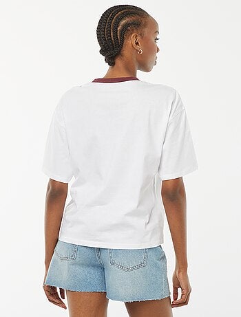 Camiseta estampada oversize 'New York'