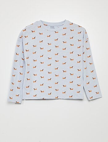 Camiseta estampada 'perros'