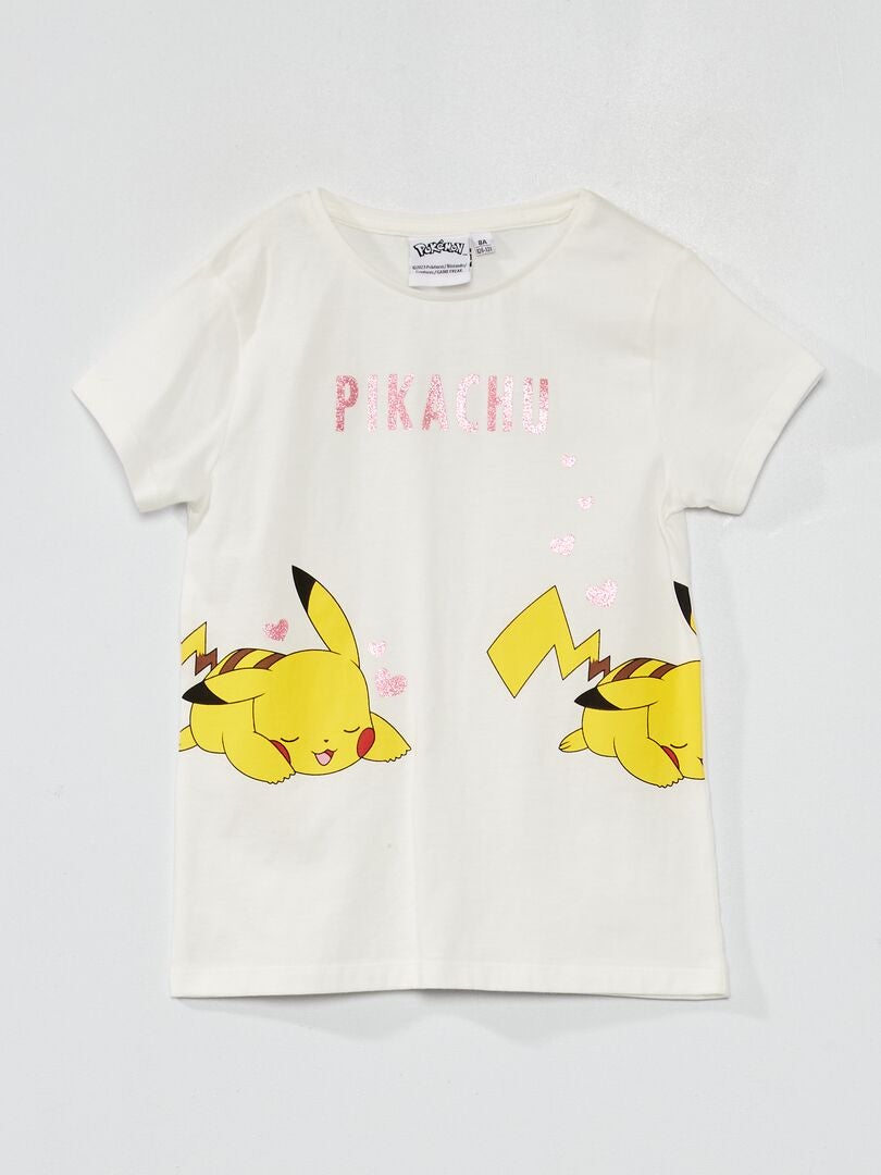 Camiseta estampada 'Pikachu' crudo - Kiabi