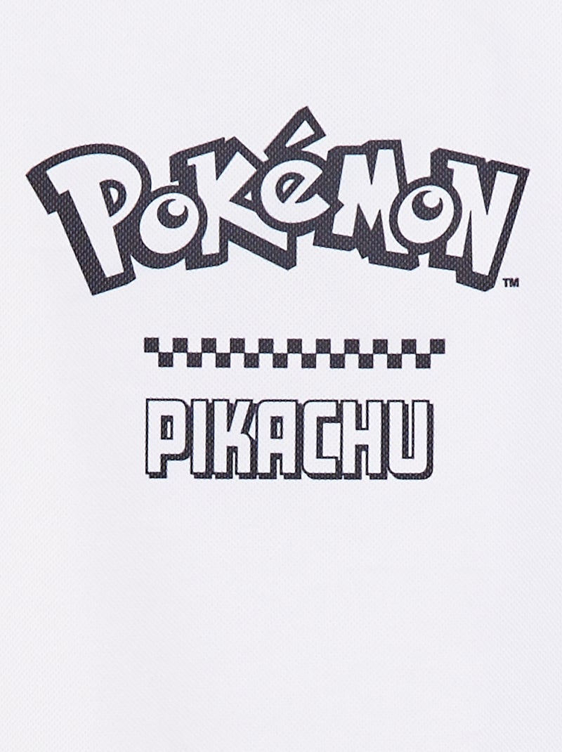 Camiseta estampada 'Pokemon' blanco - Kiabi