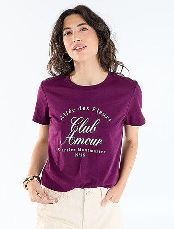 Camiseta estampada