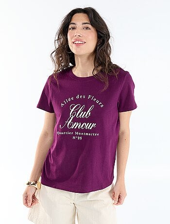 Camiseta estampada