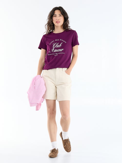 Camiseta estampada - Kiabi