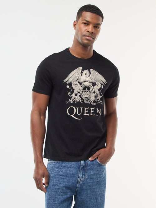 Camiseta estampada 'Queen' de manga corta - Kiabi