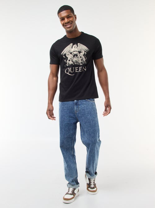 Camiseta estampada 'Queen' de manga corta - Kiabi