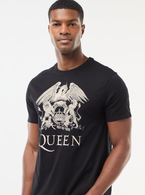 Camiseta estampada 'Queen' de manga corta - Kiabi