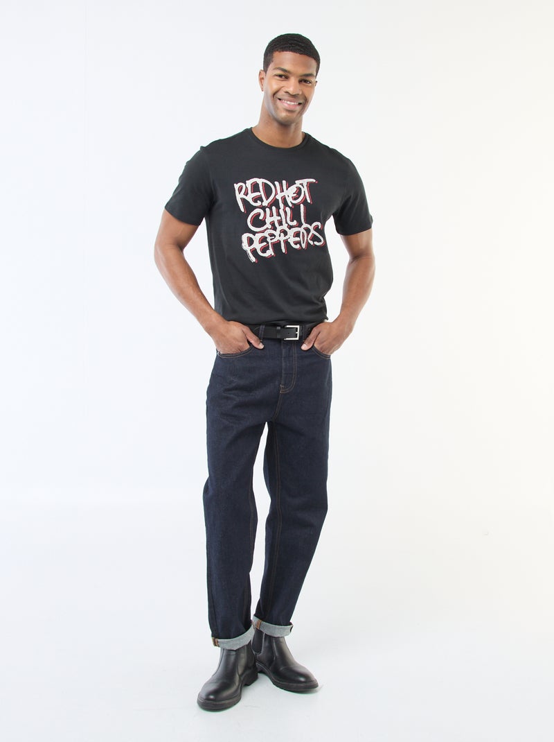 Camiseta estampada 'Red Hot Chili Peppers' Negro - Kiabi