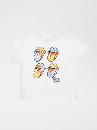 Camiseta estampada 'Rolling Stones'