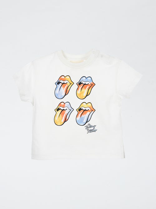 Camiseta estampada 'Rolling Stones' - Kiabi