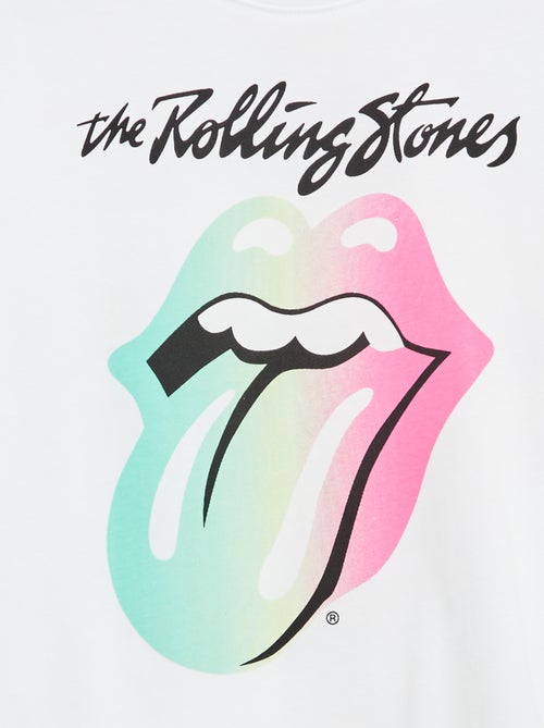 Camiseta estampada 'Rolling Stones' de algodón - Kiabi